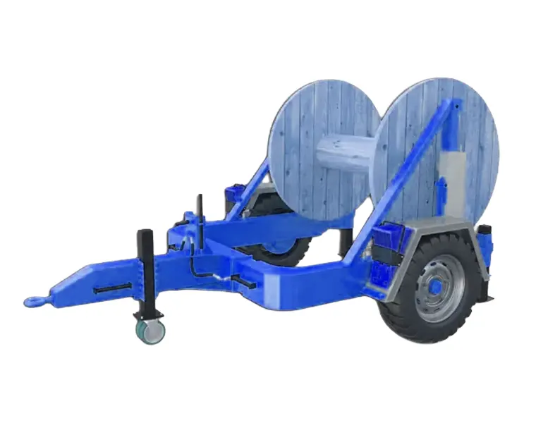 Hydraulic Cable Reel Trailer 10 Ton cable reel trailer